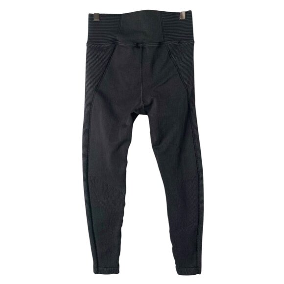 AERIE OFFLINE Charcoal Gray Big Chill High-Waist Seamless Women's Leggings Small - Picture 8 of 9